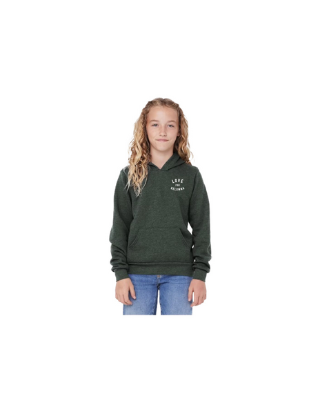 Heather Forest Green 'Love for Kelowna' Youth Hoodie