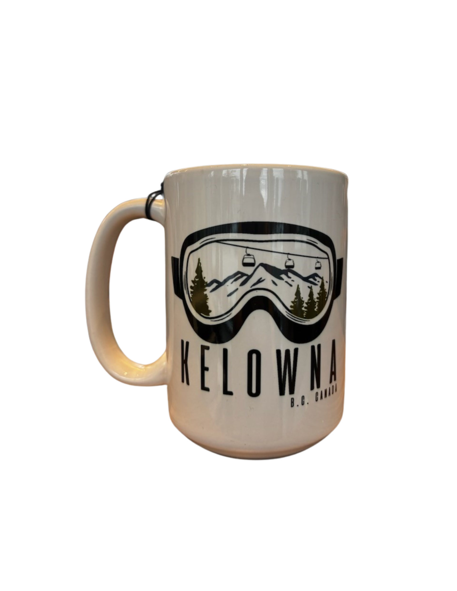 Kelowna Goggles Ceramic Mug