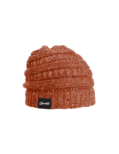 Rust 'Okanagan Vibes' Speckled Knit Toque