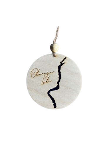 Two Layer Okanagan Lake Ornament