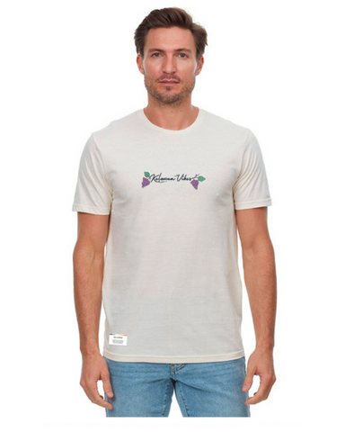 Natural 'Kelowna Vibes' T-shirt featuring Grapes
