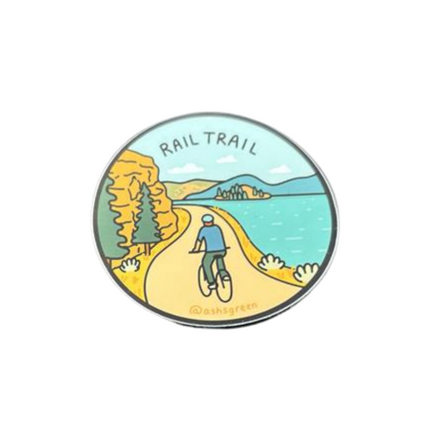 Rail Trail Bike Sticker