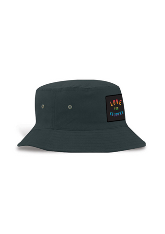Black 'Love for Kelowna' Bucket Hat