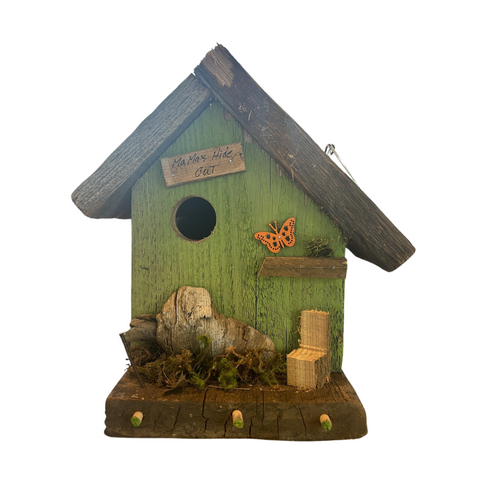 Green 'Mama's Hideout' Birdhouse