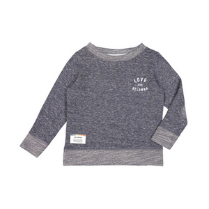 Charcoal Heather  'Love for Kelowna' Toddler Crewneck