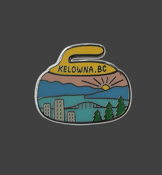 Kelowna Curling Rock Pin