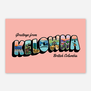 'Greetings from Kelowna' Postcard