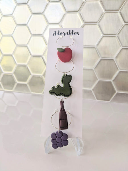 Kelowna Themed Wine Charms