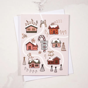 'Candy Cane Lane' Holiday Card