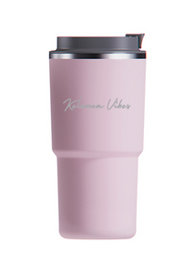 Pink 'Kelowna Vibes' 22oz Insulated Travel Mug