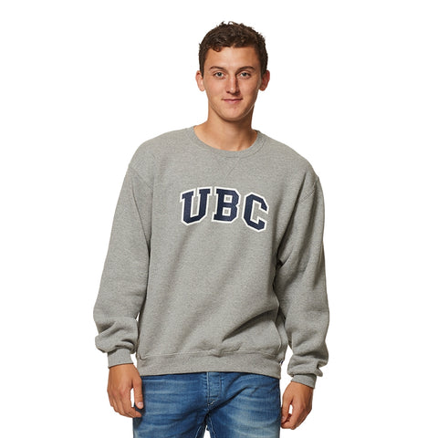 Athletic Grey/Navy UBC Basic Arch Screen Crew