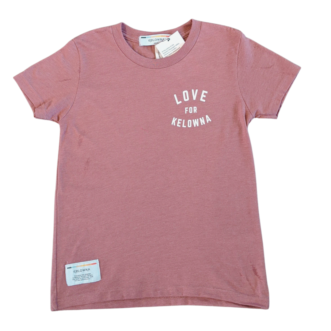 Mauve 'Love for Kelowna' Kids' T-Shirt