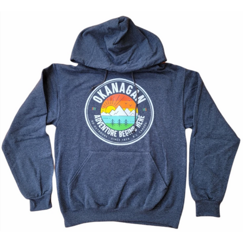 Charcoal Grey Okanagan Adventure Hoodie