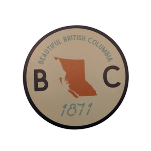 'BC 1871' Vinyl Sticker
