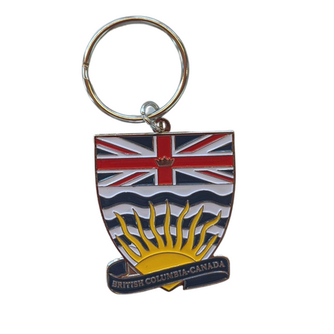 British Columbia Flag Keychain