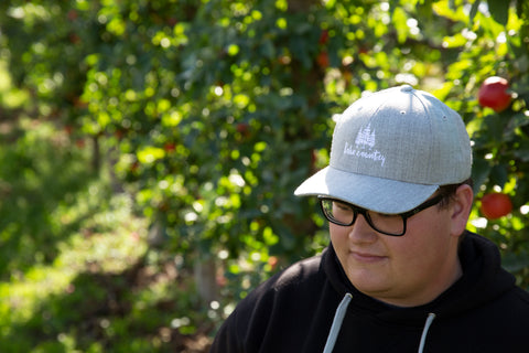 Athletic Grey 'Lake Country' Snapback Hat