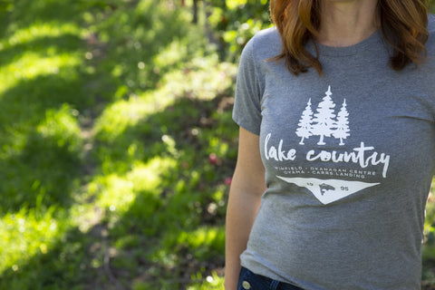 Athletic Grey 'Lake Country' T-Shirt