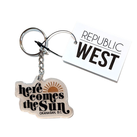 Here Comes the Sun Keychain