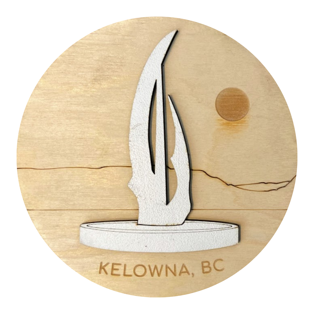Kelowna, BC Sails Wood Art