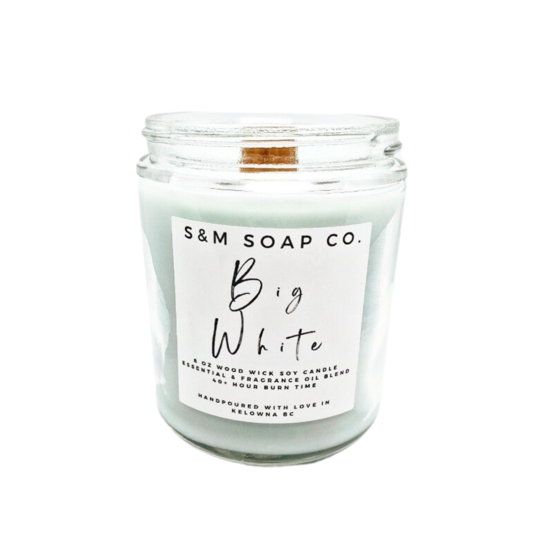 4 oz Big White Candle