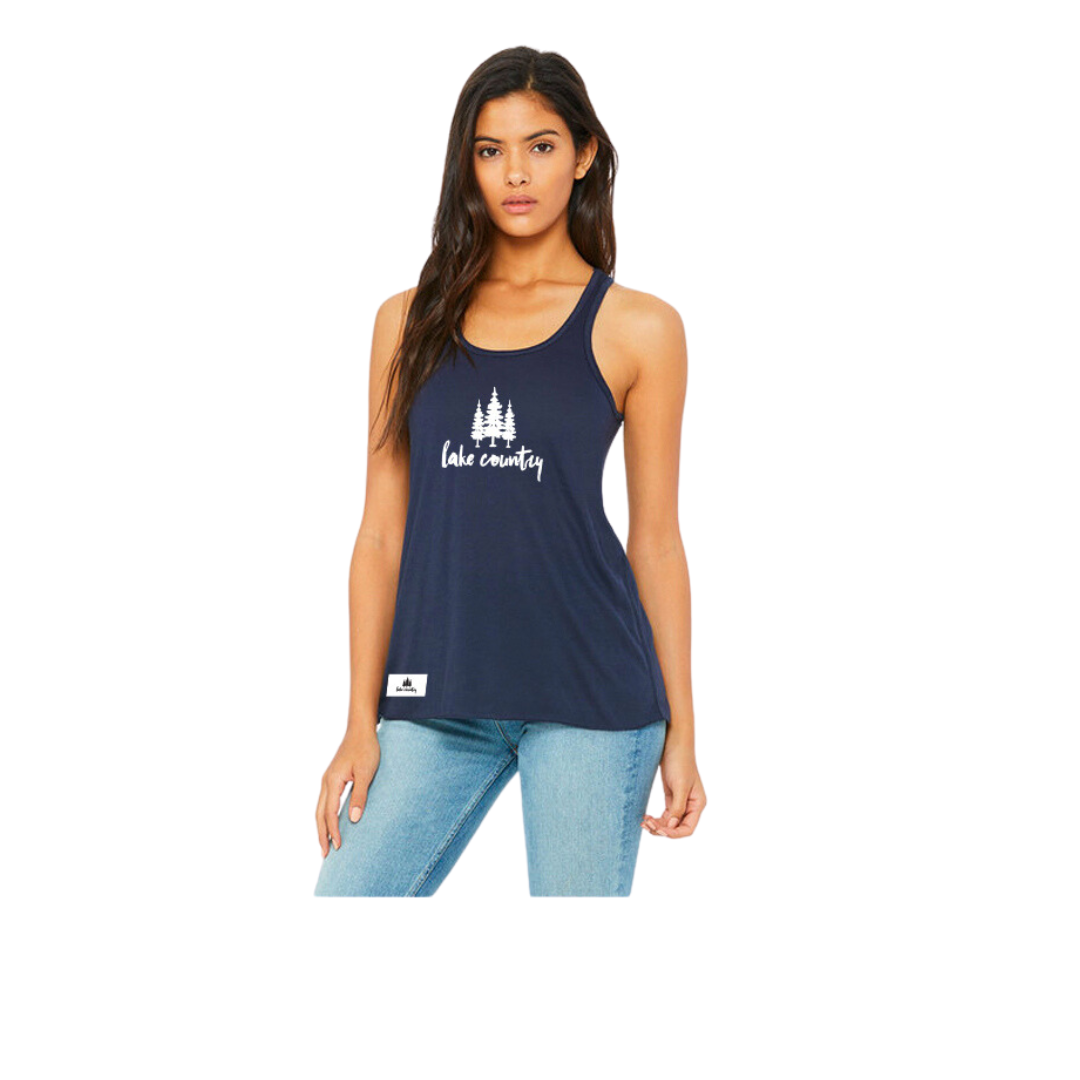 Navy 'Lake Country' Racerback Tank