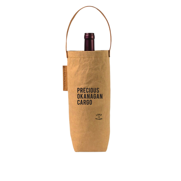 Vegan Leather Sustainable Paper Wine Bag