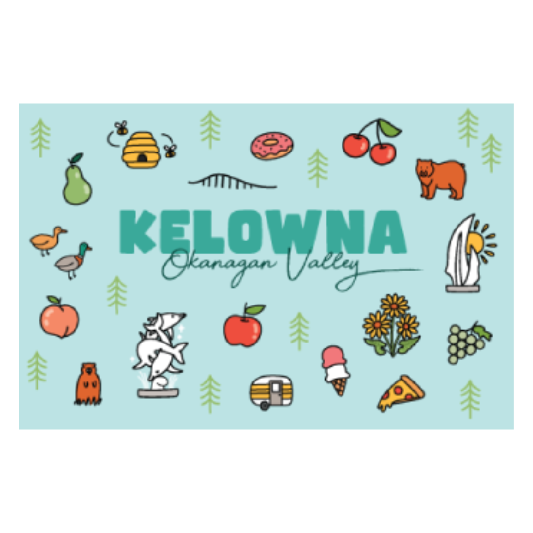Kelowna Icons Valley Postcard