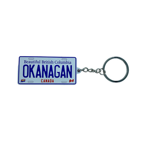 Okanagan Licence Plate Keychain