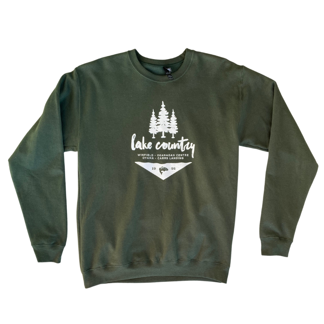 Forest Green 'Lake Country' Crewneck