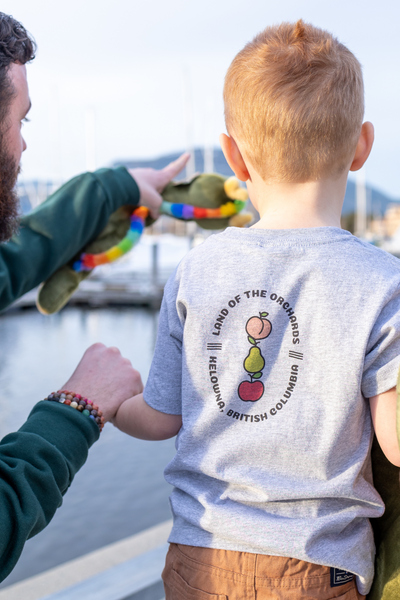 Athletic Grey 'Land of the Orchards' Toddler T-Shirt