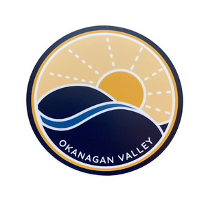 'Okanagan Valley' Sunrise Vinyl Sticker
