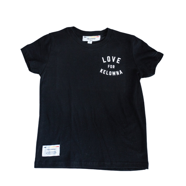 Black 'Love For Kelowna' Heathered Triblend T-Shirt
