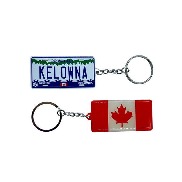 Kelowna Licence Plate Keychain