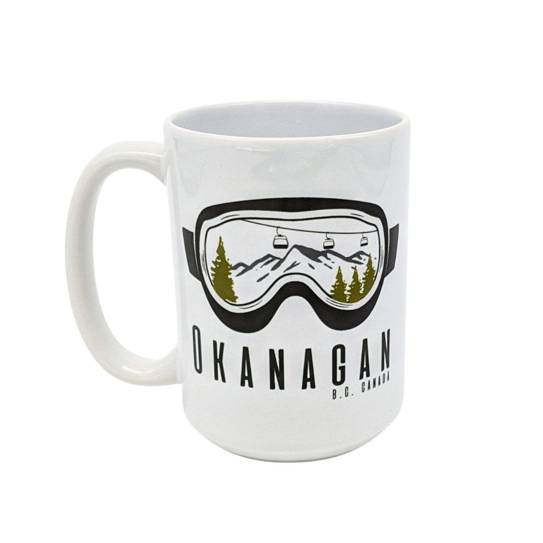 Okanagan Goggles Ceramic Mug