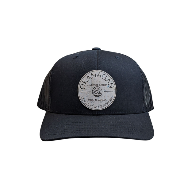 Okanagan Classic Grey Cork Patch Trucker Hat