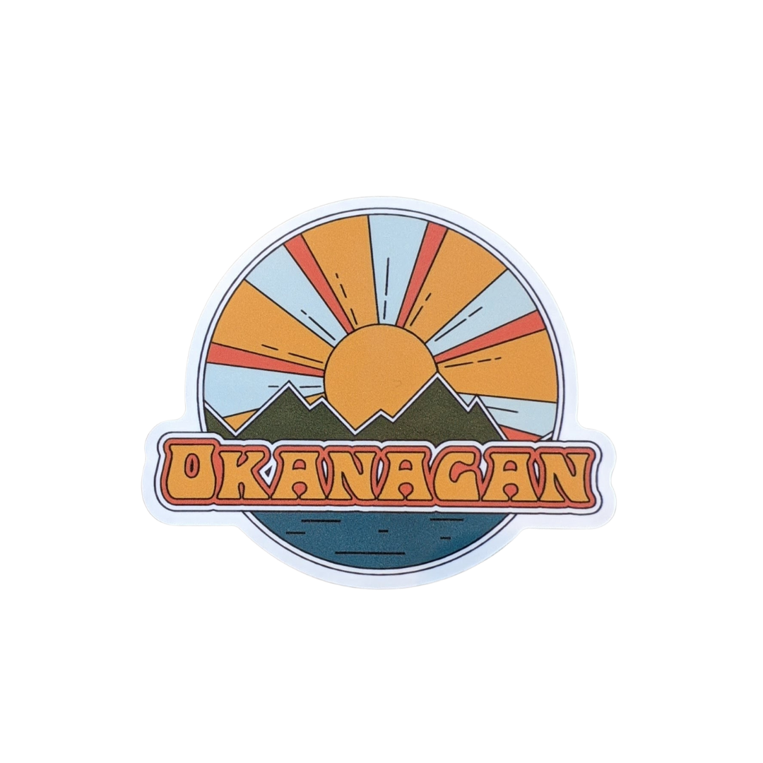 Okanagan Retro Sticker