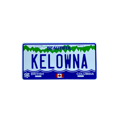 Kelowna Licence Plate Magnet
