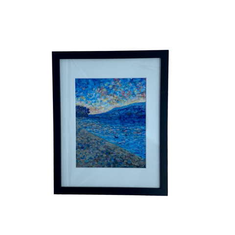Snowy Stroll - Cynthia Gunsinger Original Painting