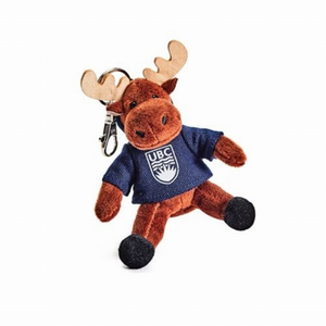 UBC Moose Stuffy Keychain