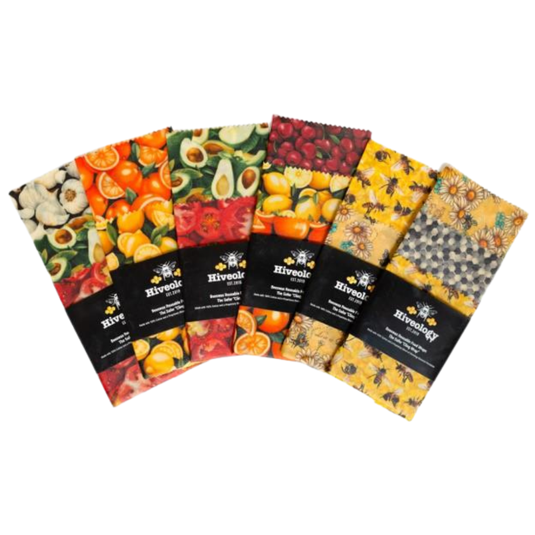 Beeswax Reusable Food Wraps (Pack of 3)