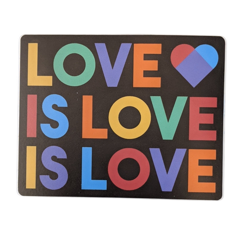 'Love is Love' Vinyl Sticker