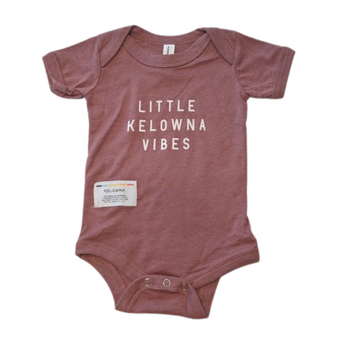 Mauve 'Little Kelowna Vibes' Baby Onesie