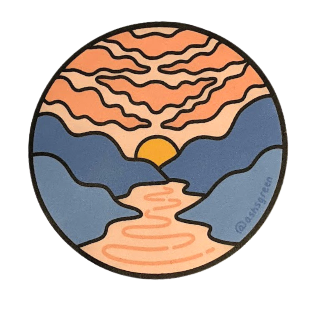 Okanagan Sunset Magnet