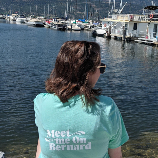 Mint 'Meet Me on Bernard' Heathered T-Shirt