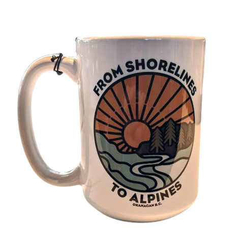Shorelines to Alpines Ceramic Mug