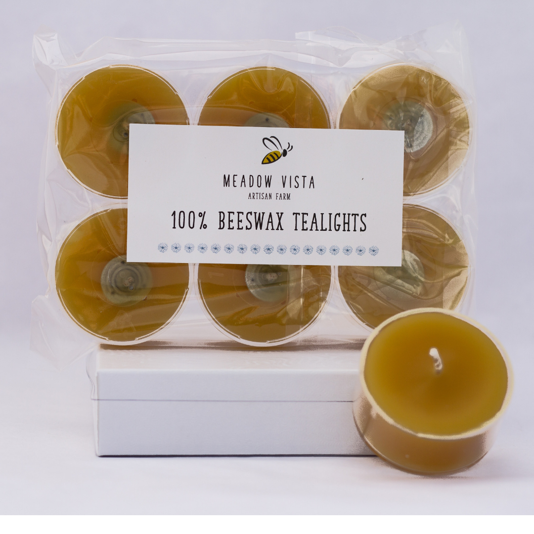Beeswax Tealights 6 pack