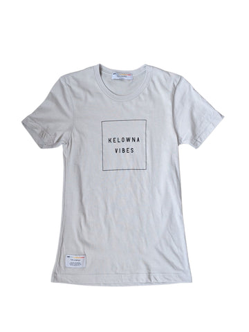 Silver "Kelowna Vibes" Heathered T-shirt
