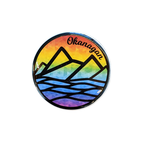 Okanagan Rainbow Button