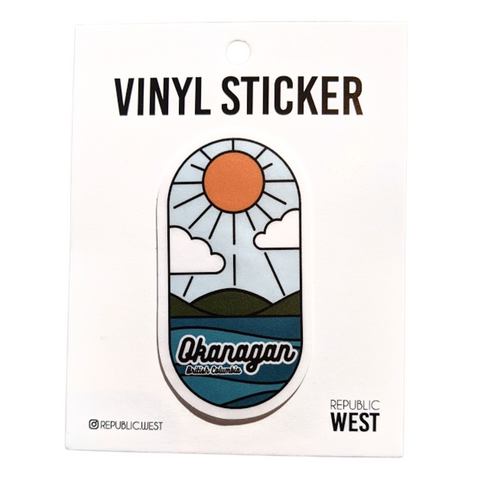 Okanagan Warm Rays Sticker