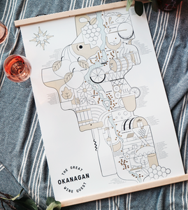 The Great Okanagan Wine Quest Map
